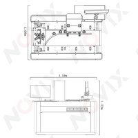 Impresora NOVIX, precio de fábrica, impresión de colores CMYK de un solo paso en taza de papel, máquina de taza de café, impresora Digital I3200 de alta velocidad