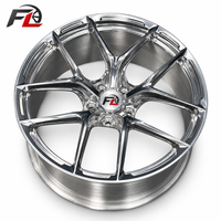 Jantes forgées monobloc chromées à rayons torsadés polies 18 19 20 pouces 5x112 5x120 pour BMW Audi Benz