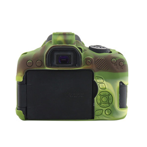 Funda protectora de piel de armadura de silicona, funda protectora para cámara DSLR para <span class=keywords><strong>Canon</strong></span> <span class=keywords><strong>EOS</strong></span> <span class=keywords><strong>750D</strong></span> Rebel T6i - Product Image 4