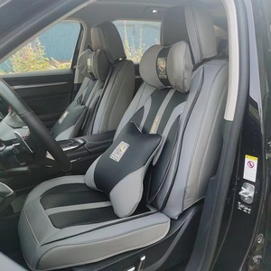 Coussin de <span class=keywords><strong>siège</strong></span> arrière de voiture OLIVER en cuir pleine fleur de luxe, motif <span class=keywords><strong>cheval</strong></span> doré, toutes saisons, pour le commerce extérieur - Product Image 4