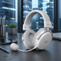 Casque de jeu filaire Havit H2015 Pro 2,4 GHz supra-auriculaire Type-C avec micro pour le sport et les voyages