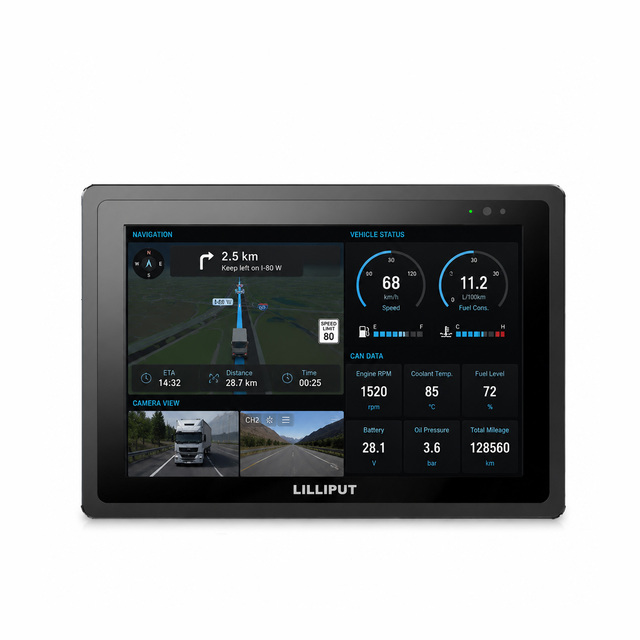 10.1" Full HD Vehicle Touch Monitor 1920x1200 High Brightness 1500 Nits Display for Ambulance and Special Vehicles