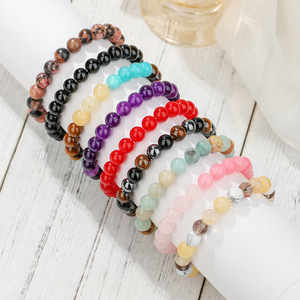 Natural Stone <b>Beaded</b> <b>Bracelet</b> 8mm Confidence Love Wisdom Passion Women's Jewelry Gift - Product Image 3