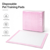 Almohadillas de Entrenamiento para Mascotas Desechables de Secado Rápido, Impermeables IPX7, Ecológicas, de 6 Capas, 100% Algodón PE SAP, para Limpieza de Cachorros, Directo de Fábrica
