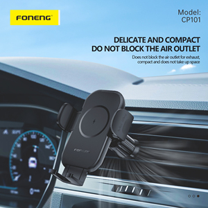 Support de téléphone de voiture sans fil Foneng CP101 15W en métal, prend en charge tous les appareils mobiles à chargement sans fil - Product Image 4