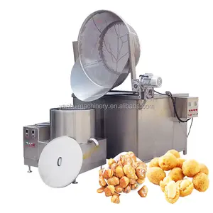 Friggitrice in lotti con sistema di agitazione patatine fritte di piantaggine friggitrice per fagioli con riscaldamento a propano