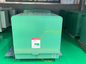 Yawei NEMA/DOE/CSA tiêu chuẩn 2400V đến 68-416 V 60Hz 25 KVA một pha Pad gắn biến áp - Product Image 2