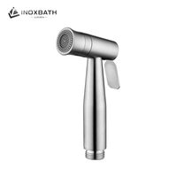 Inoxbath Douchette Bidet Portable en Acier Inoxydable Haute Pression Économe en Eau pour Salle de Bain Shattaf