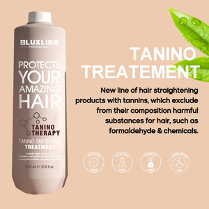 Luxliss Professionnel Traitement Lissant au Tanin Crème Lissante Kératine Brésilienne pour Salon Crème Lissante Taninoplastie - Product Image 4