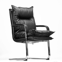 Meubles de bureau pour clients, chaise sans roulettes, bon marché, en stock, promo, blanc, livraison gratuite