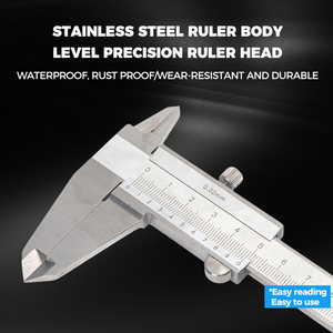 Calibradores Mecánicos de Precisión, Instrumentos de Medición <span class=keywords><strong>Vernier</strong></span>, Rango de 150 mm, Precisión de 0.02 mm, Calibradores <span class=keywords><strong>Vernier</strong></span> - Product Image 5
