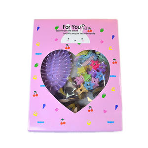 Set di corde per capelli con fascia rosa per ragazze fascia per capelli per bambini scatola regalo per capelli in scatola fermagli per capelli - Product Image 6