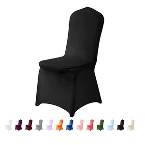 <strong>Black</strong> <strong>Cover</strong> <strong>Chairs</strong> Party Wedding Event Banquet Spandex <strong>Chair</strong> <strong>Covers</strong> Slipcovers Dinning <strong>Chair</strong> <strong>Cover</strong> for Wedding - Product Image 2