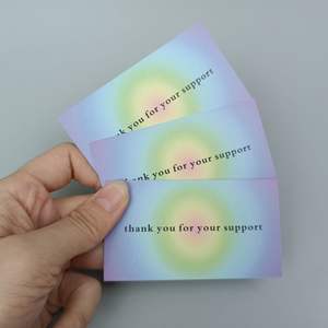 Customaized लक्जरी 400gsm 800gsm पदोन्नति के लिए ग्रीटिंग कार्ड आप कार्ड धन्यवाद - Product Image 6