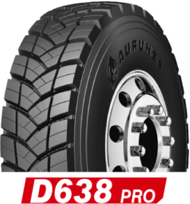 Vente directe d'usine Aurunze : Pneus de camion commerciaux 295/80R22.5, D638PRO 18PR, Pneus de direction et de traction pour bus - Product Image 4