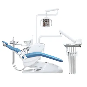 Comfortable Full Set Electric Dental Chair With Height-Adjustable Dental Unit