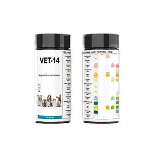 JZ-AHD14 CE chứng nhận Class II thú y chẩn đoán nước tiểu kiểm tra <span class=keywords><strong>Strips</strong></span> 14 thông số cho chó và mèo chẩn đoán chính xác - Product Image 3