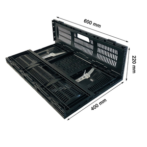 Caisse en PP pliable et empilable conforme aux normes européennes pour entrepôt, intérieur lisse pour éviter les dommages aux produits, conteneur pliable prêt à l'emploi (<span class=keywords><strong>RPC</strong></span>) - Product Image 4