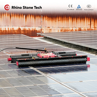 Robot de nettoyage solaire photovoltaïque automatique, machine de nettoyage solaire, version batterie au lithium, équipement de nettoyage innovant