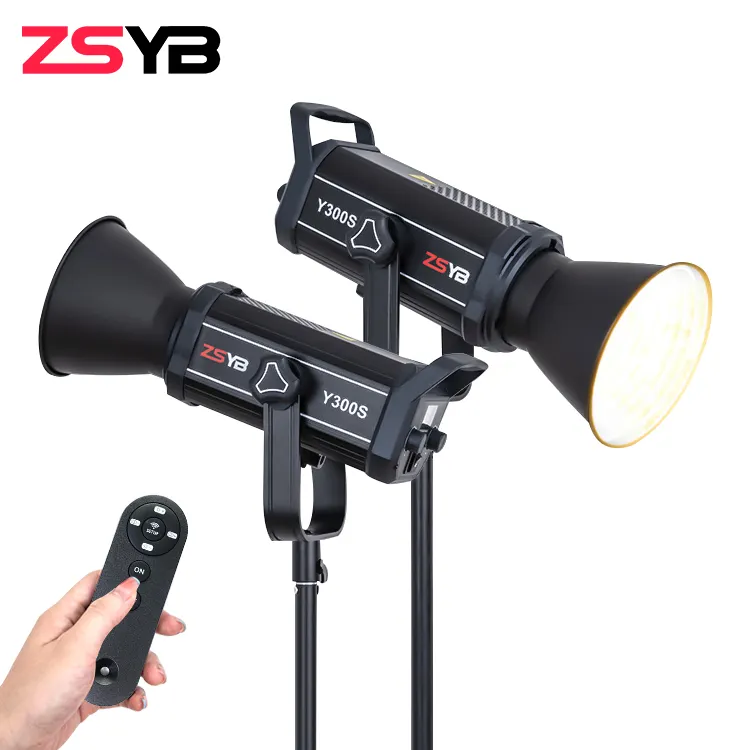 Y300S 300W 3200-5600K Lampu Video Led Kualitas Tinggi Perlengkapan Pencahayaan Video Audio Profesional