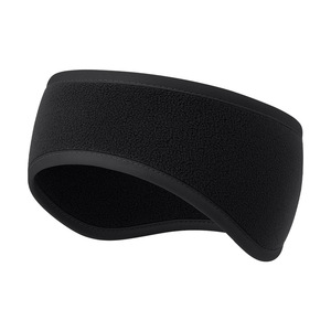 Bandeau polaire pour le froid avec cache-oreilles et large bord, pour le cyclisme, les sports, les enfants, couleur unie, chaleur et réduction du bruit - Product Image 1
