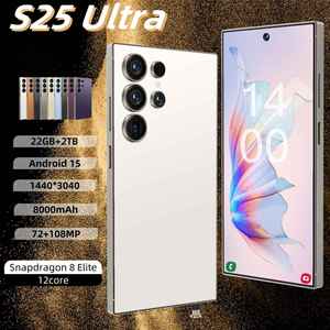สำหรับ22GB+2TB สมาร์ทโฟน S25 Ultra รุ่นใหม่ปี2025ดีคาคอร์แอนดรอยด์<span class=keywords><strong>15</strong></span> 5G LTE/CDMA แบตเตอรี่7000mAh หน้าจอใหญ่กล้อง108MP - Product Image 2