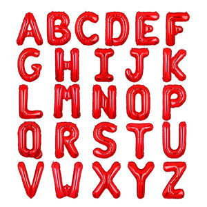 Juego <span class=keywords><strong>de</strong></span> Globos <span class=keywords><strong>de</strong></span> Letras del Alfabeto <span class=keywords><strong>de</strong></span> la A a la Z <span class=keywords><strong>de</strong></span> Papel <span class=keywords><strong>de</strong></span> Aluminio Mylar Rojo <span class=keywords><strong>de</strong></span> 16 Pulgadas para Decoración <span class=keywords><strong>de</strong></span> Bodas, Fiestas <span class=keywords><strong>de</strong></span> Cumpleaños, Pancartas con <span class=keywords><strong>Frases</strong></span> Personalizadas - Product Image 1