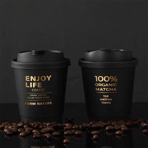 Best Selling 8/12/16oz Clean Leak-poof High-end Insulated Double Wall Paper <b>Cup</b> Beverage <b>Cups</b> - Product Image 3