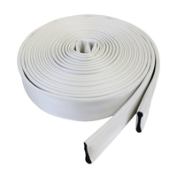 Tuyau d'incendie flexible en caoutchouc EPDM de 50 mm, résistant à 15 bars, avec raccord, équipement de lutte contre l'incendie, tube plat en caoutchouc durable