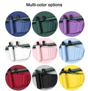 Paraguas de Golf Negro Grande de Doble Capa con Apertura Automática y Logotipo Personalizado, Paraguas de Golf de Doble Capa con Logotipo Promocional - Product Image 6