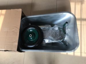 ตลาดยุโรปที่นิยมสาลี่ WB6414T พร้อมถาดโลหะและล้อนิวเมติก - Product Image 2