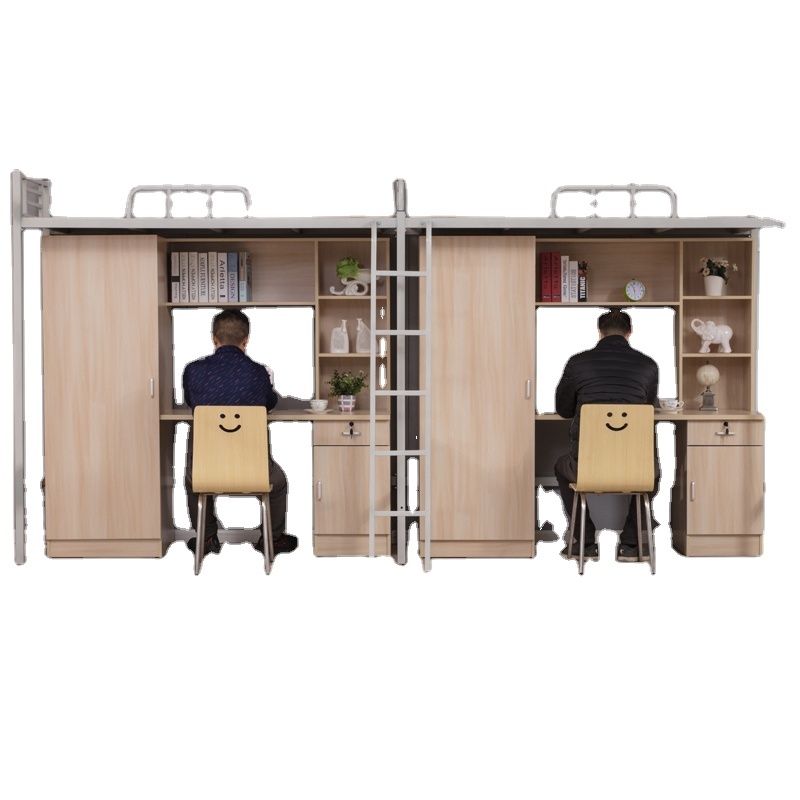 modern school home furniture single double deck bed metal bunk metal wood frame twin beds