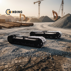 QDST-6T 6 Ton Down the Hole Boorcrane Graafmachine met Rubber/Stalen Rupsbanden 1 Jaar Garantie - Product Image 1