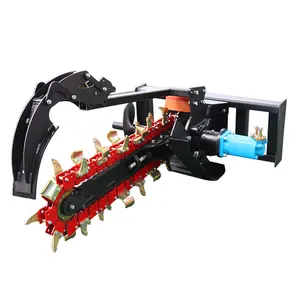 New Design 21 years Factory direct sale skid steer attachments skid steer trencher for skid steer loader