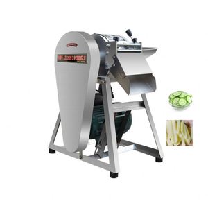 Commercial 220V <b>Vegetable</b> <b>Cutter</b> Fruit Chips Chopper Carrot Onion Potato Slicer Dicer Machine with Engine Motor Core Components - Product Image 1