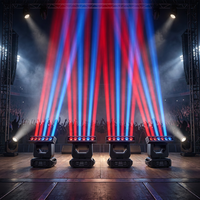 6*20W Beam LED avec Strobe Moving Head, contrôleur DJ Disco, lampe LED RGBW 4 en 1, tête mobile XYZ, rotation infinie