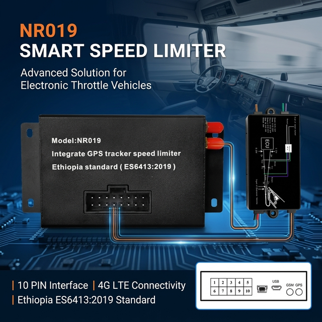 Noran GPS Tracker Car Speed Limiter Intelligent Vehicle Speed Governor Speed Remove Control Device 2G GPS Tracker