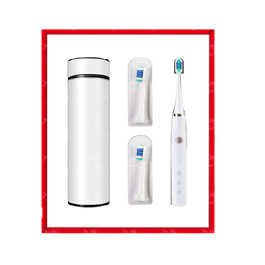 2024 artículos de regalo creativos, Impresión de logotipo que envía a los clientes vida práctico cepillo de dientes eléctrico taza térmica 9 en 1 Juego de regalo de negocios/ - Product Image 4