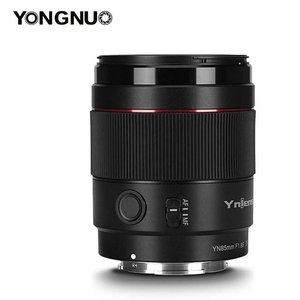 Satış YONGNUO YN 85mm F1.8S DF DSM büyük diyafram AF MF 85mm F1.8 otomatik odak lensi Sony E için montaj tam çerçeve kamera video