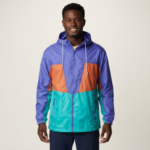 <b>Men's</b> Lightweight Nylon <b>Waterproof</b> <b>Jacket</b> and Windbreaker Printed Streetwear for <b>Winter</b> Season windbreaker <b>jacket</b> - Product Image 1