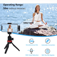 Microphone cravate sans fil professionnel BOYA BY-V U87 pour iPhone iPad Android Diffusion en direct Jeux Enregistrement Vlog