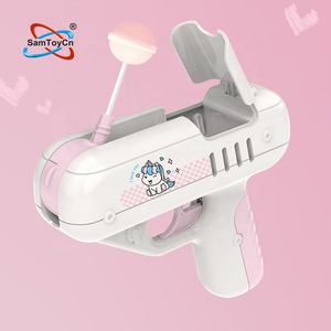 Samtoy Porte-sucettes personnalisé pour Halloween, jouet en plastique en forme de <span class=keywords><strong>pistolet</strong></span>, jouet en forme de <span class=keywords><strong>pistolet</strong></span> à sucettes pour enfants, cadeau d'Halloween - Product Image 2