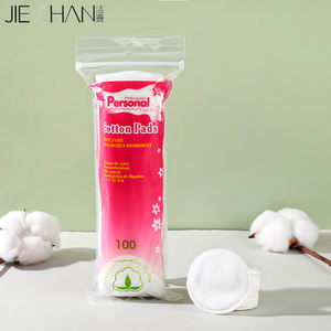 100 Stuks Wattenschijfjes Voor Gezicht Ronde Make-Up Remover Pads 100% Puur En Biologisch Katoenen Rondjes Voor Het Reinigen Van Pluisvrije Gezichtspads - Product Image 1