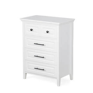 Tùy chỉnh hiện đại MDF phòng ngủ màu trắng lớn tallboy Vanity tủ quần áo cho phòng khách - Product Image 1