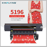 Impresora de Sublimación de Alta Velocidad con 6 Cabezales I3200 y 8 Colores, Garantía de por Vida, Precio en China