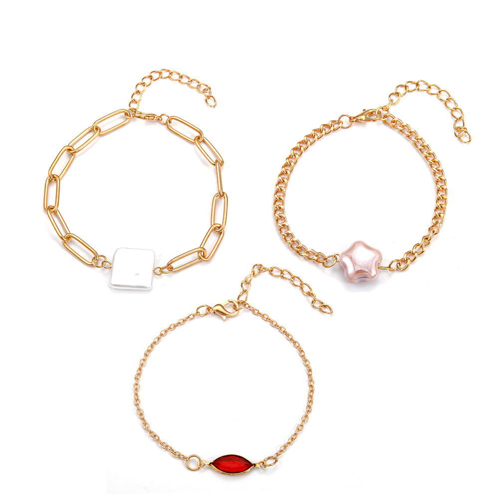 Bracelet De Cheville étoile Boho Argenté - Perles Et Chaînes Superposées, Bijou Pied Plage Cadeau Femme