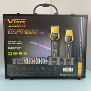 เครื่องตัดผม Vgr V-885 S2 ขายดี รุ่นสำหรับช่างตัดผมมืออาชีพ ชุดเครื่องตัดแต่งทรงผมสำหรับผู้ชาย - Product Image 2