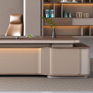 Modern Commerical Office Furniture Luxury Executive CEO Manager Director Boss Office <strong>Table</strong> <strong>Desk</strong> Executive Office <strong>Desk</strong> - Product Image 2