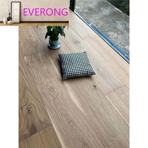 <span class=keywords><strong>EV</strong></span> Interior Design Plancher en bois massif à trois couches au fini noyer noir Matériau en teck Texture claire délicate Couleur douce et chaude - Product Image 2