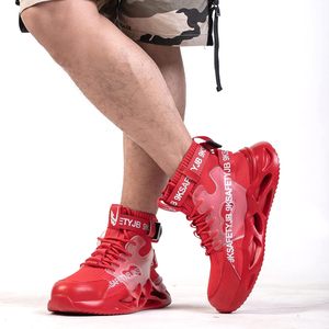 <span class=keywords><strong>Scarpe</strong></span> da ginnastica in acciaio leggero CHITED per <span class=keywords><strong>uomo</strong></span> donna comodi stivali da lavoro indistruttibili soletta antiscivolo <span class=keywords><strong>scarpe</strong></span> di sicurezza estate - Product Image 2